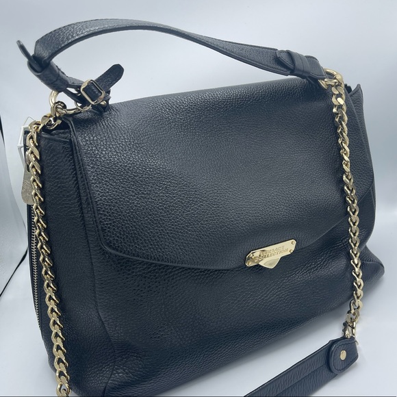 Versace black leather satchel / shoulder bag - Picture 2 of 11